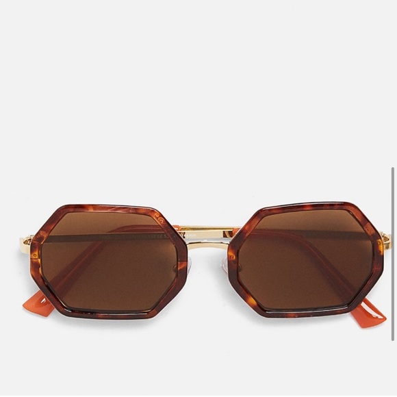 Zara hexagon shape sunglasses main image 9